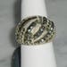 Sterling Silver Hematite Ring Stone Dome Cocktail ring Size 7