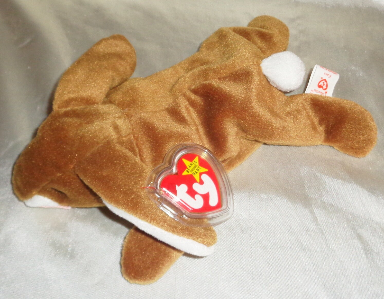 Ty Beanie Babies Baby 1995 Ears Bunny 4018 Bday 4-18-95