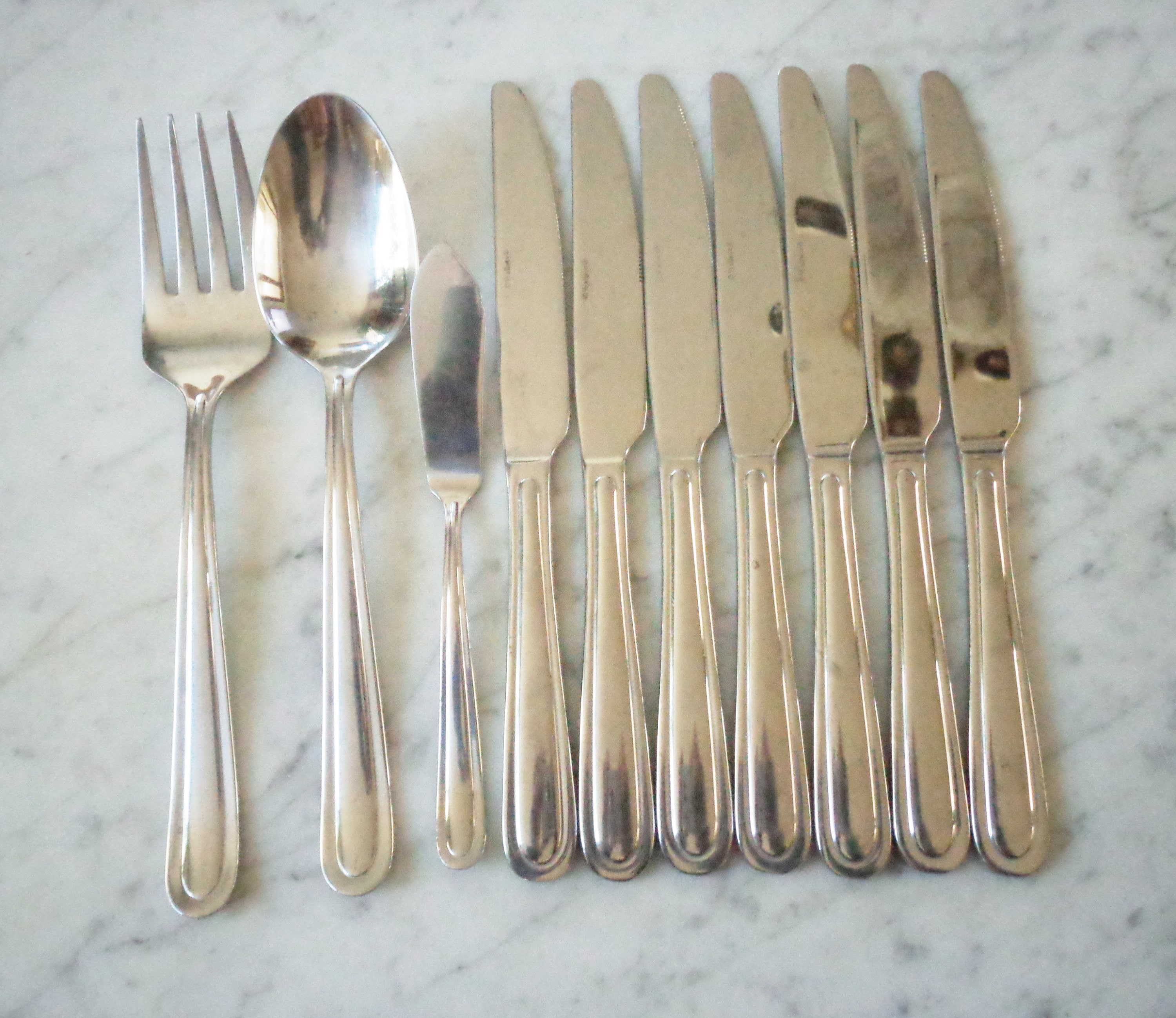 Ensemble De Sculpture Dinde Wallace – Couteau Et Fourchette à Viande, Inox, Pour Fêtes