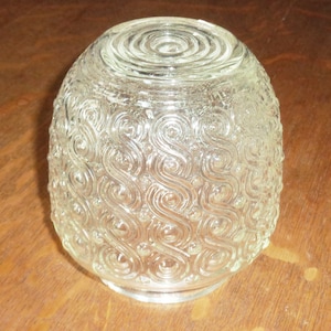 Infinity Scroll Bullseye Replacement Glass Light Cover, 3 1/4 in Fitter rim