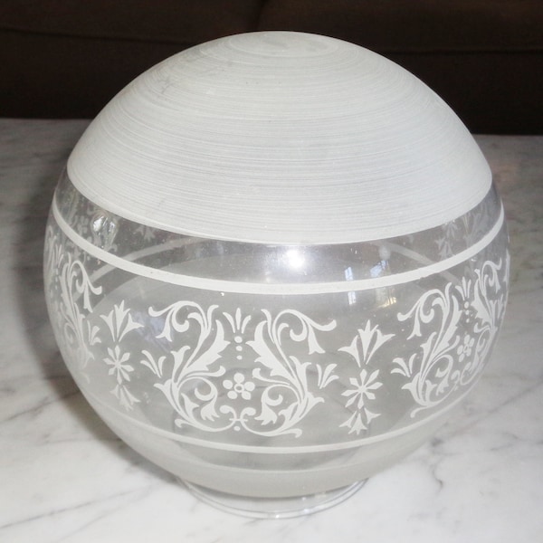 Frosted Lamp Globes Etsy