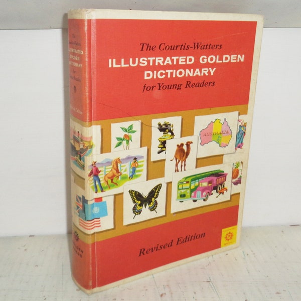 Golden Dictionary Etsy