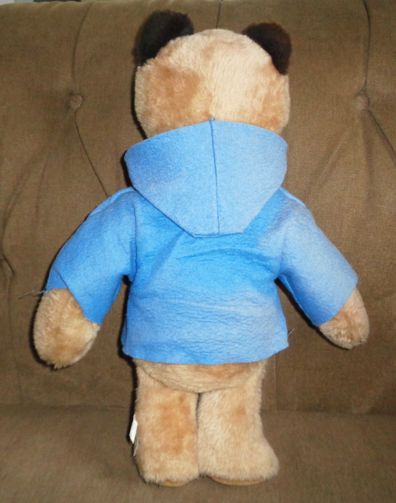 Paddington Bear 20in 1970s Plush Bear W Eden Toys Inc Sewn in