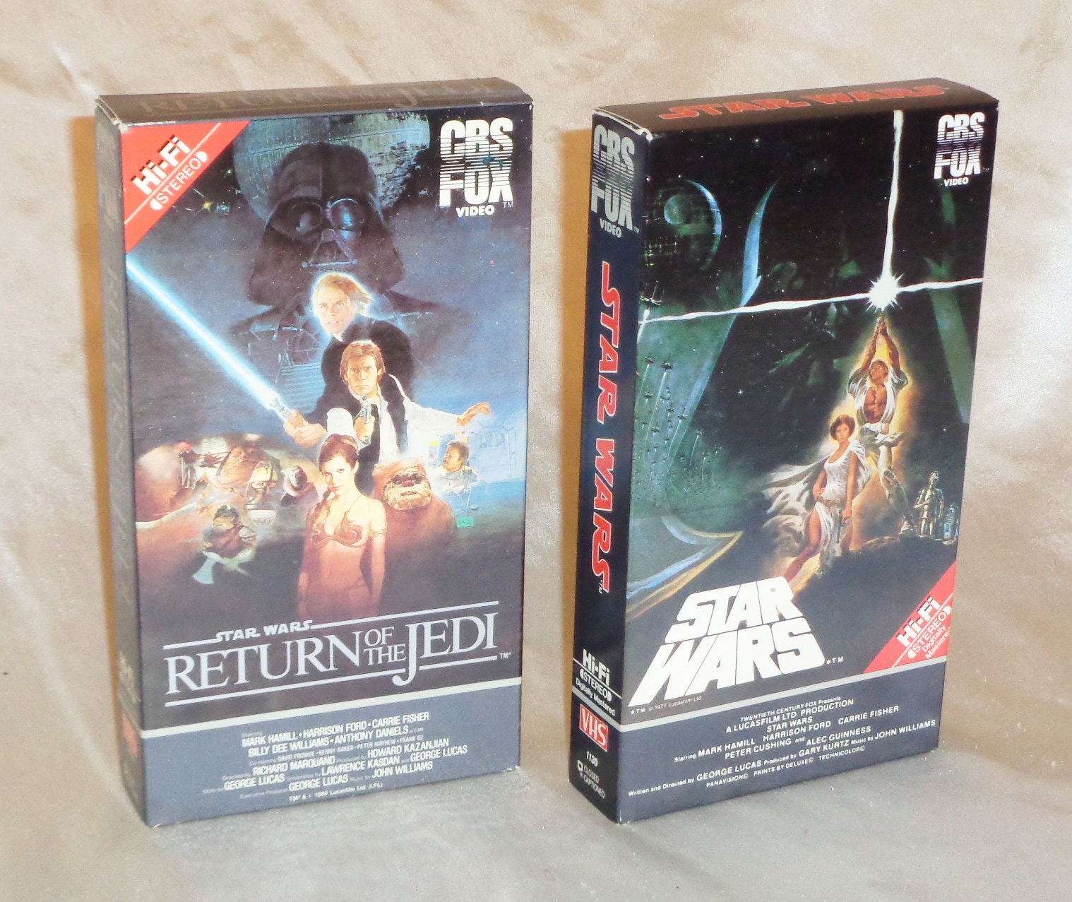 Return Of The Jedi Vhs Cover