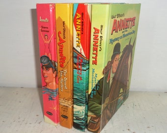 Libros de Annette Whitman HC de Walt Disney ~ Sierra Summer, Desert Inn Mystery, Moonstone Bay y Smuggler's Cove