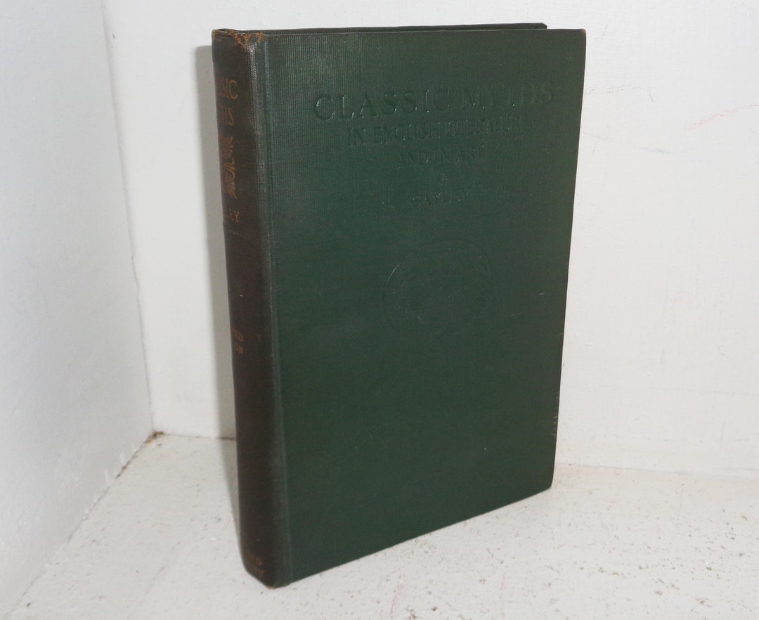 Classic Myths in English Literature & in Art 1911 Hardcover Book - Etsy