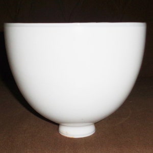 White Glass Diffuser for Antique Light or Fixture w 2 1/4 inch Fitter Rim