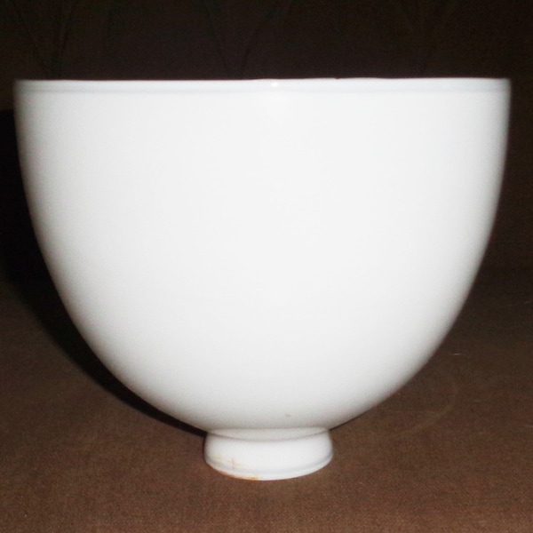 White Glass Diffuser for Antique Light or Fixture w 2 1/4 inch Fitter Rim