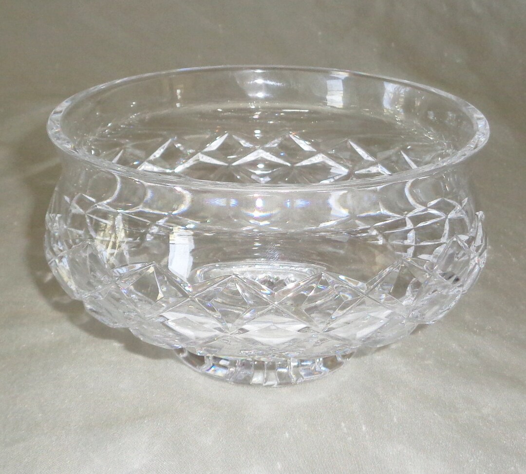 Waterford Crystal Pedestal Candy Nut Bowl Dish 5 1/4 X 3 1/8 Etsy