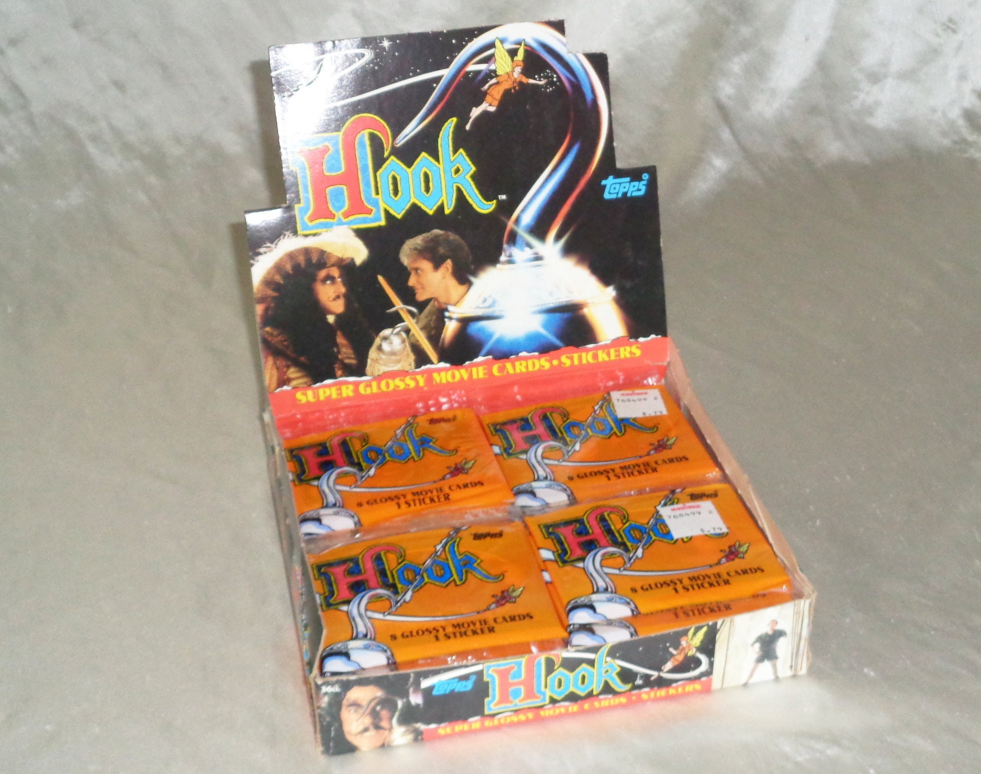 1991 Topps Hook Movie Trading Cards Box W 36 Sealed Packs Robin