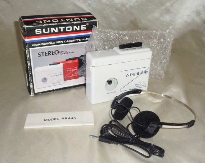 Suntone Walkman High Resolution Cassette Player in Original Box ...