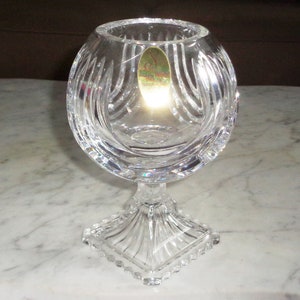 Sullivan Inc Crystal Pedestal Centerpiece Compote Candy Dish, Made in Poland 24% PbO