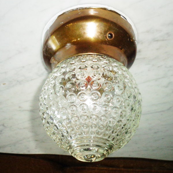 Glass Bubble Light Fixture Etsy