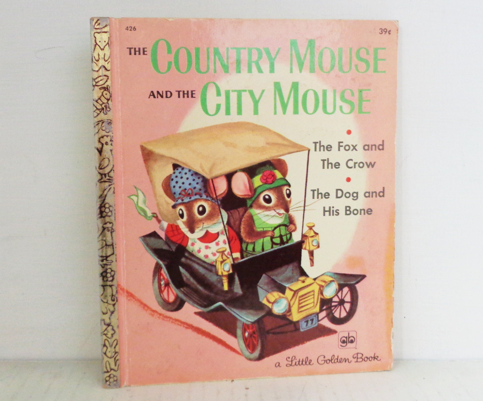 The Country Mouse and the City Mouse Little Golden Book 39c #426