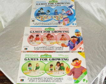 3 Sesame Street Preschool Board Games For Growing ~ Seasons, Going Places and Feeling Fit
