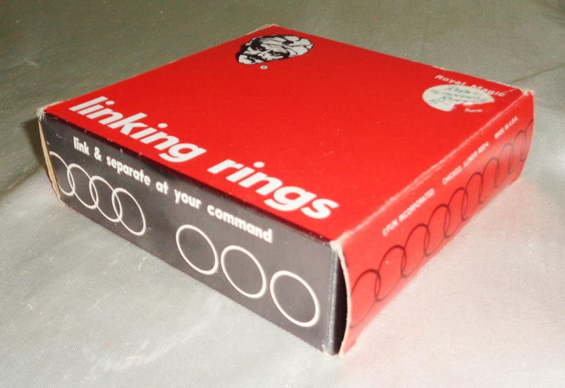Fun Inc Royal Magic 5 Inch Linking Rings ~ Novelty Magic Trick - Etsy