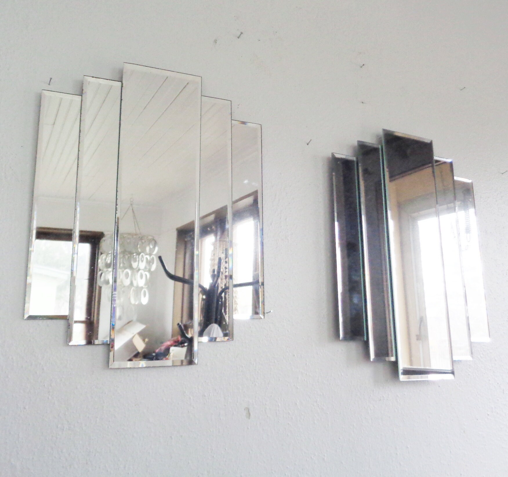 Mechanical Mirror Works Graduated Wall Mount Mirrors Set 14 X Etsy UK