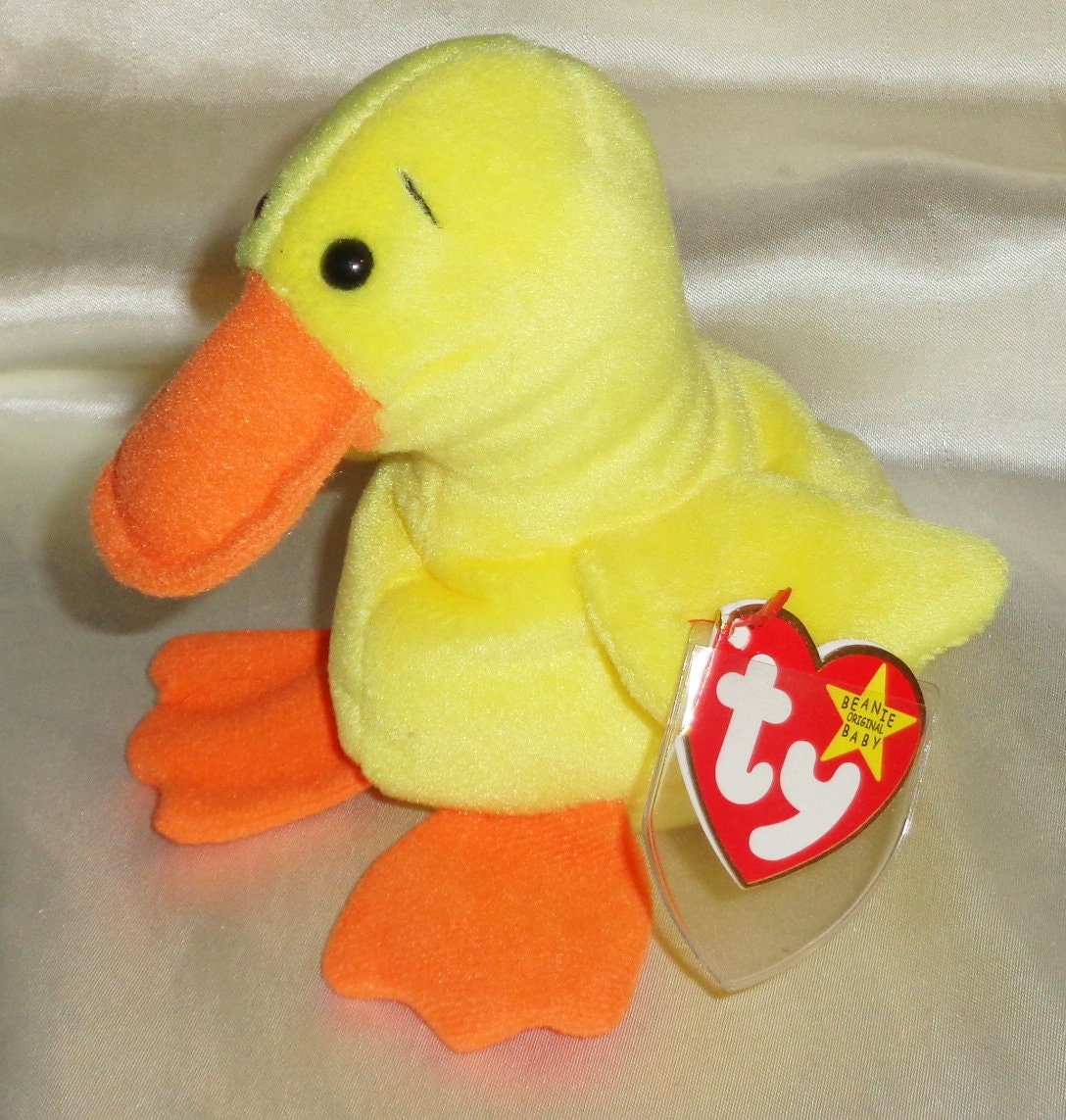 Ty Beanie Babies Baby 1993 Quackers Duck Bday April 19, 1994 Ty Beanie Babies Baby 1993 Quackers Duck Bday April 19, 1994