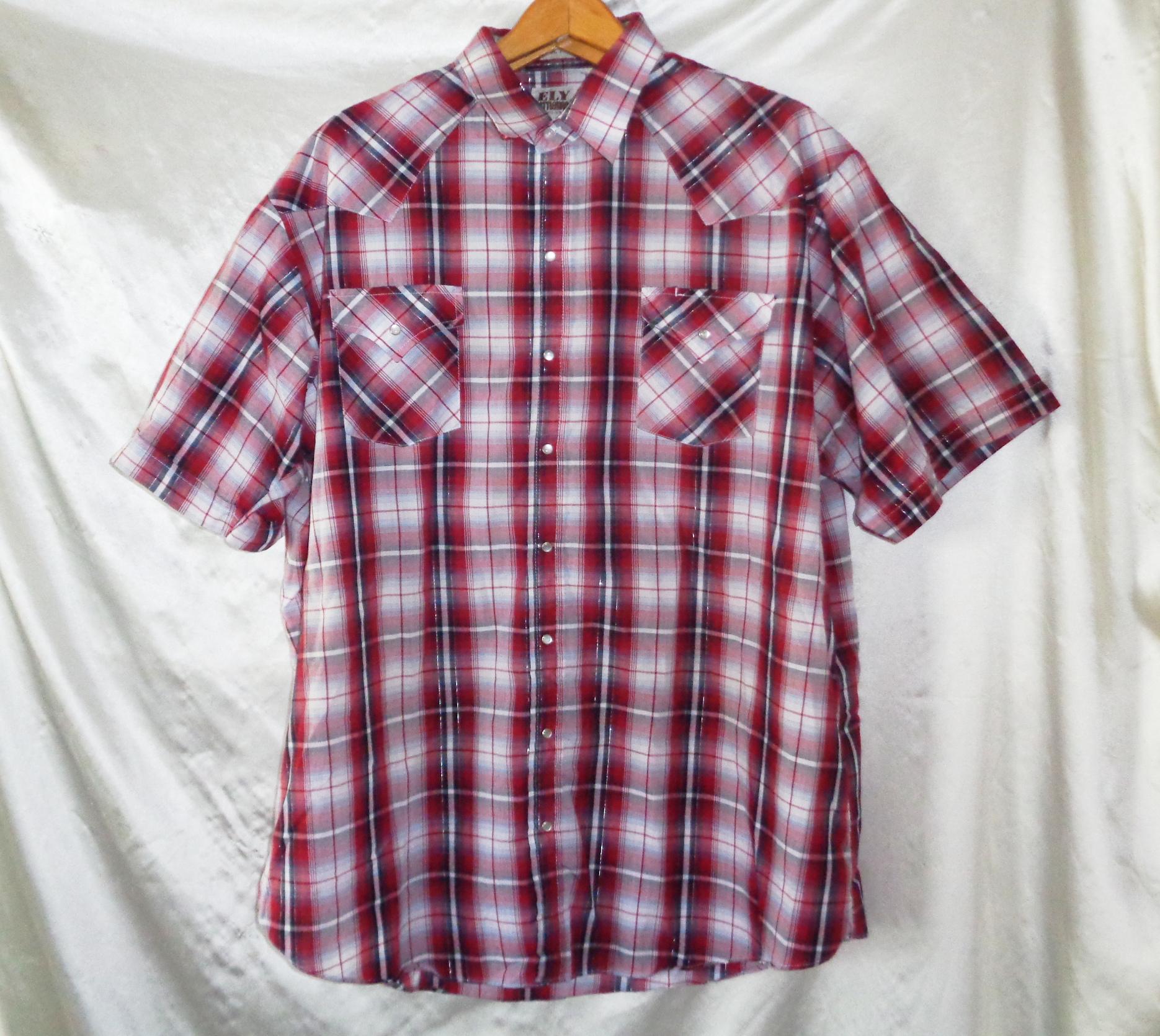 Classic Series - Chemise Manches Longues A Carreaux Arnault Rouge
