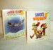 Santa's Toy Shop and Santa Claus if Coming to Town 1980 Playmore inc Dean Board Books 