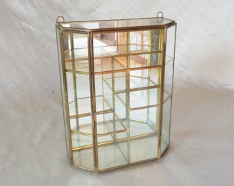 Vintage 5 Shelf Display Case Stand for Miniature Collectables 10 1/4 x 8 inch