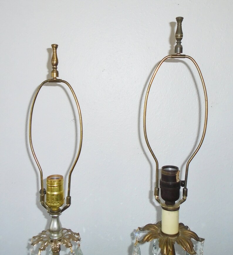 French Provincial Table Lamp Set Vintage Mid Century John Etsy