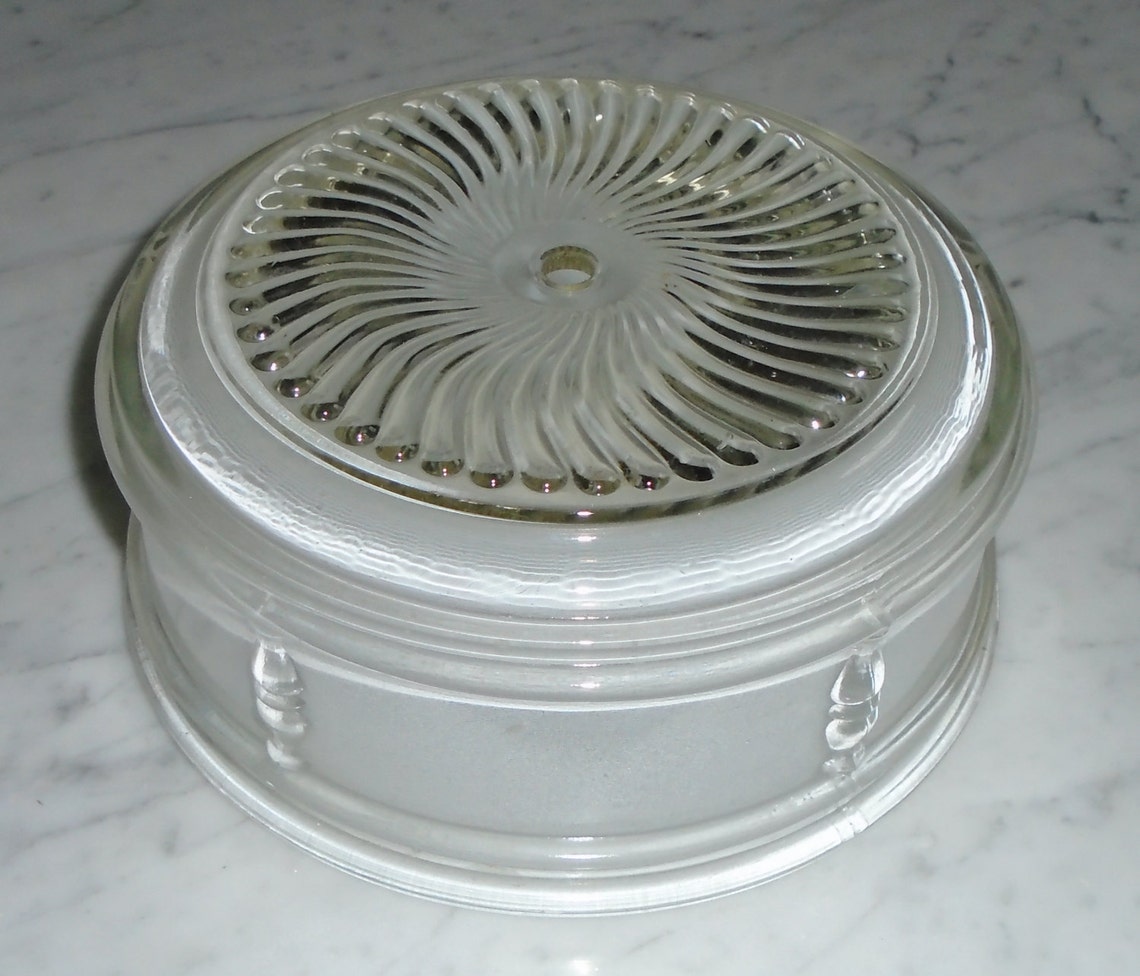 Replacement Light Covers Set of 2 Vintage Art Deco 8in Round Etsy