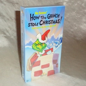 FACTORY SEALED Dr Seuss&#39; How The Grinch Stole Christmas mgm VHS 1966/1994 Boris Karloff 26min