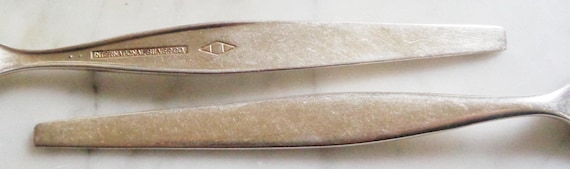 International Silver Co 7 Inch Silver Plate Set of 12 Salad
