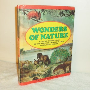 1974 Maravillas de la naturaleza Libro de tapa dura Parents Magazine