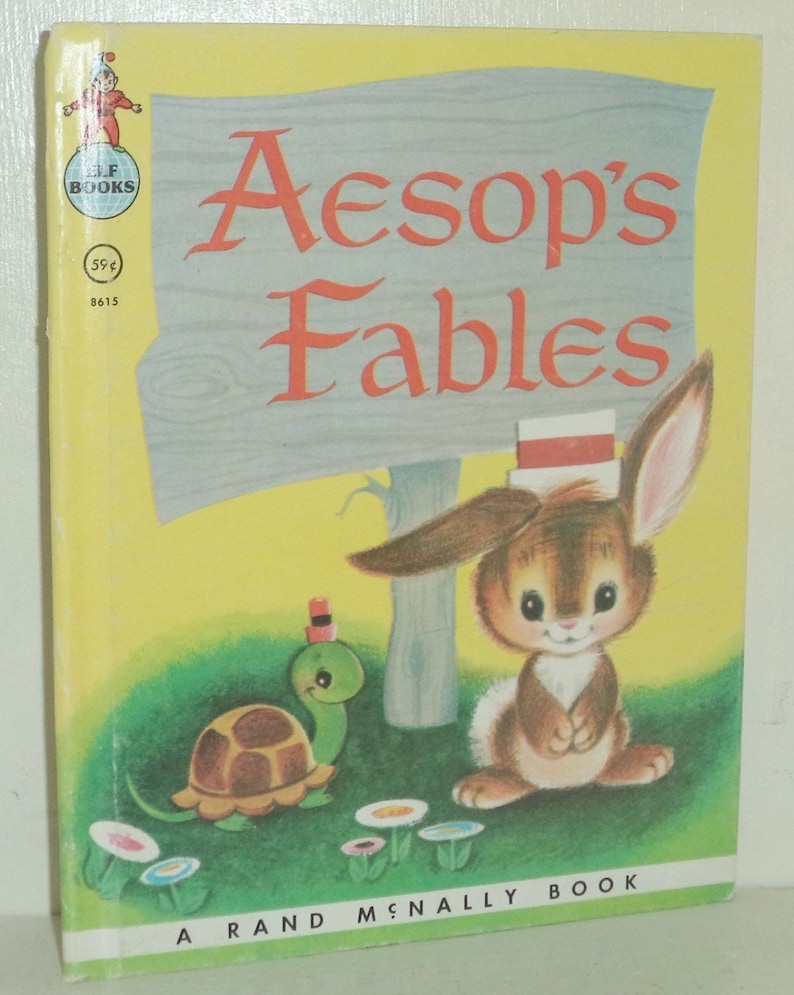 Aesop's Fables Rand McNally Elf Book 59c 1952 8615 Etsy
