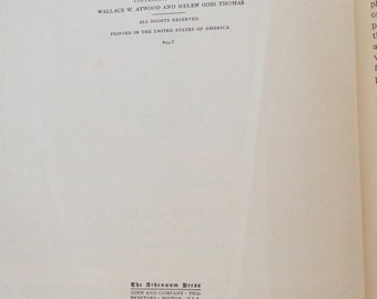 地球とその人々 第2巻 アメリカ大陸 1934年 アトウッド 学校地理歴史