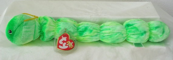 wormberry Baby Mu 超貴重 2000 Ty Beanie Babies Squirmy Worm Birthday April 13, 2000 W
