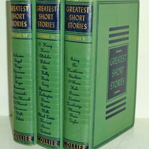 1940 Colliers Greatest Short Stories Volume I, III & IV (1 3 6)