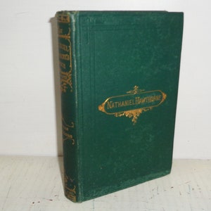 Nathaniel Hawthorne Works American Note Books 1880 Illustrated Library Edition HC Book