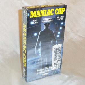 FACTORY SEALED Maniac Cop VHS 1990 Tom Atkins
