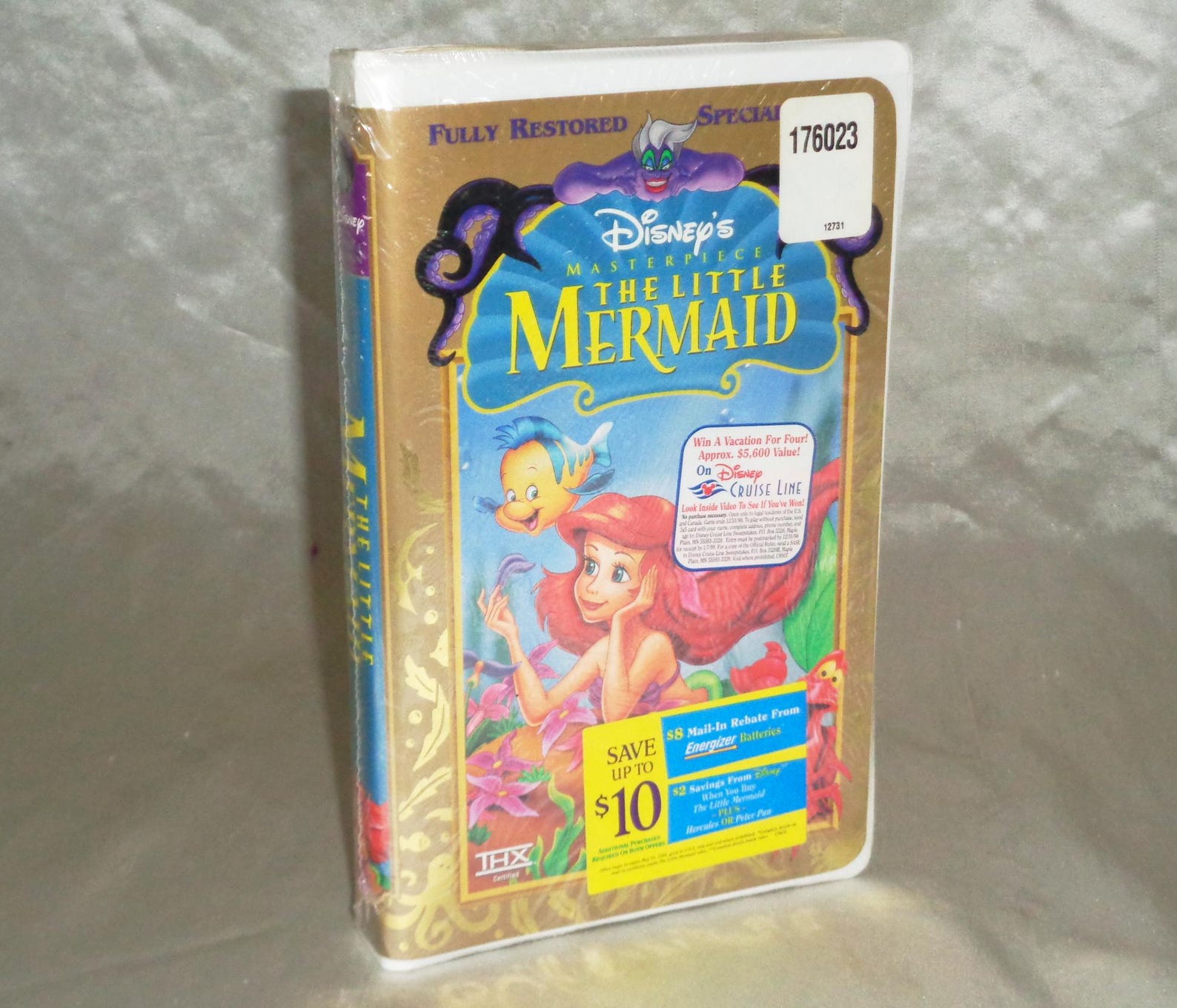 Little R Disney FACTORY SEALED Walt Disney's Littler Mermaid Masterpiece Collection VHS ...