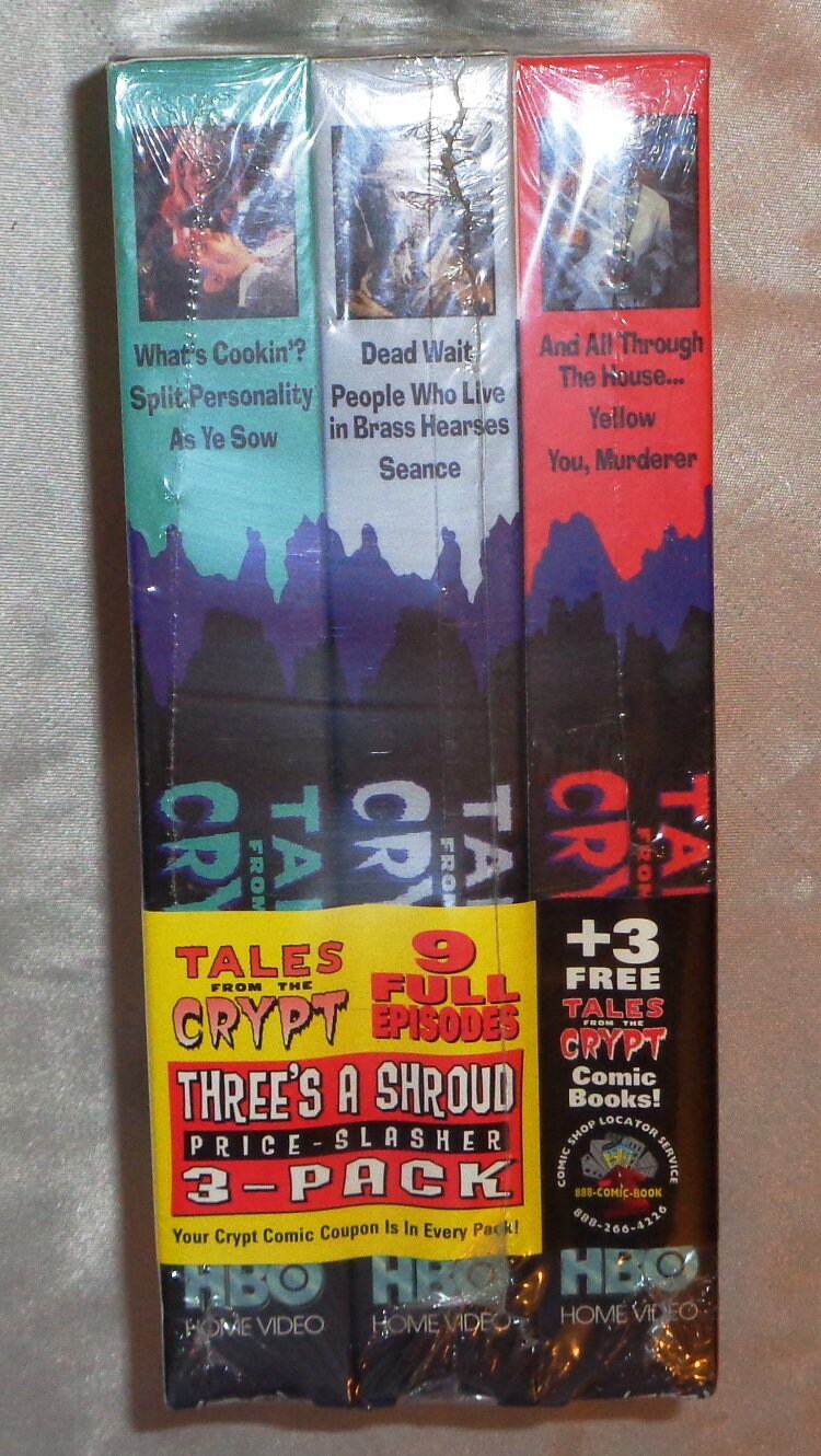 FACTORY SEALED Tales From the Crypt VHS Three's A Shroud