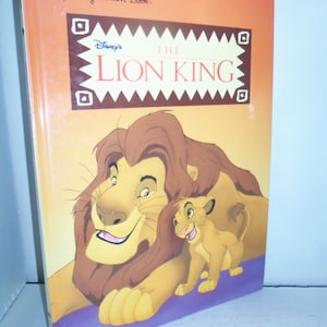 Disney&#39;s The Lion King 1994 A Big Golden Book ~ Oversized HC Book