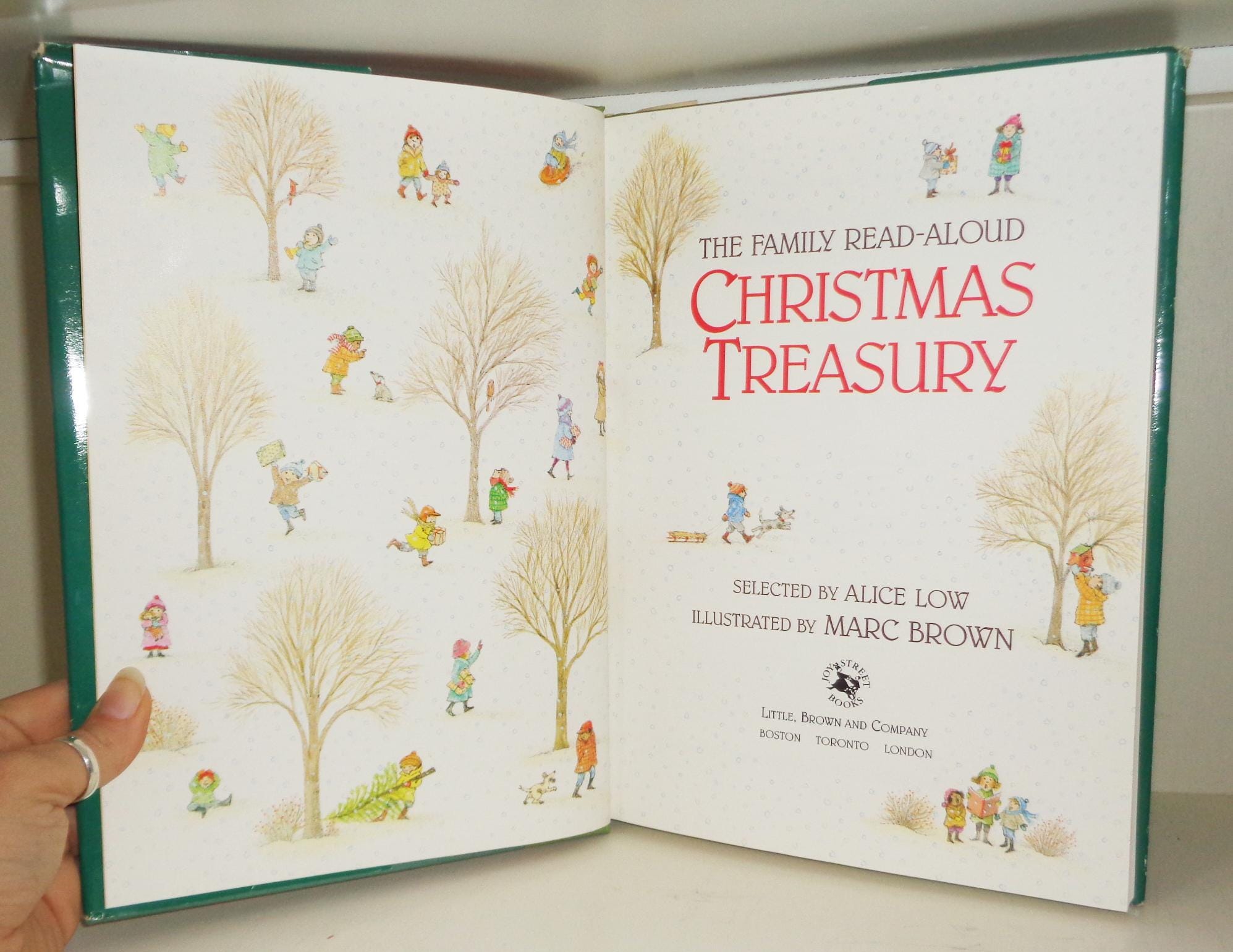 The Family Read Aloud Christmas Treasury 11 X 8 in 1989 First Edition ...