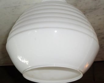 Copertura per lampada a globo stile alveare, vintage, moderno di metà secolo - Bordo di montaggio da 2 1/4