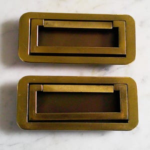 Tirador de cajón de campaña asiática Drexel Dynasty Et Cetera CHC E5250 Vintage L1