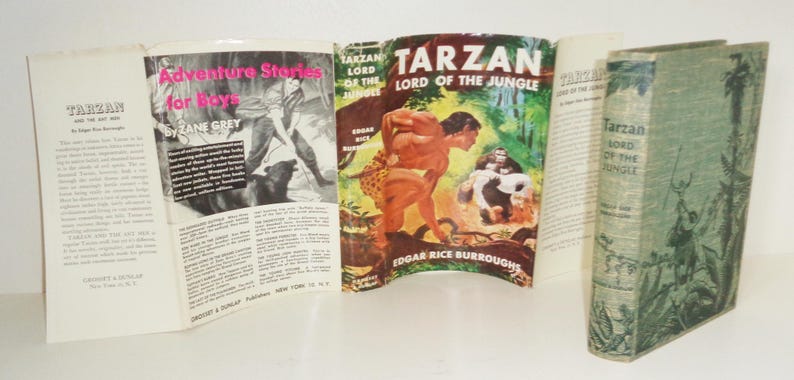 Tarzan Lord of The Jungle Hardcover Book by Edgar Rice Burroughs image 2