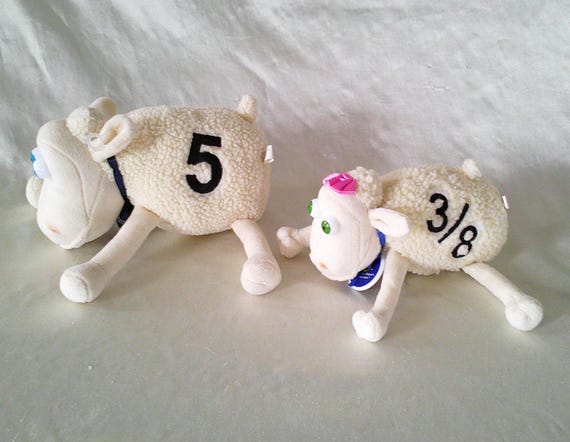 2000 Serta Bed Mattress Mascot Plush Stuffed Counting Sheep Lamb