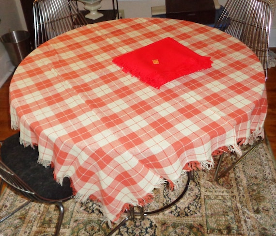 Scarf Wrap Table Cloth Throw~ Vintage Kmart 100% … - image 4