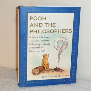 Winnie The Pooh& The Philisophers Hard Cover Book w Dust Jacket, 1995