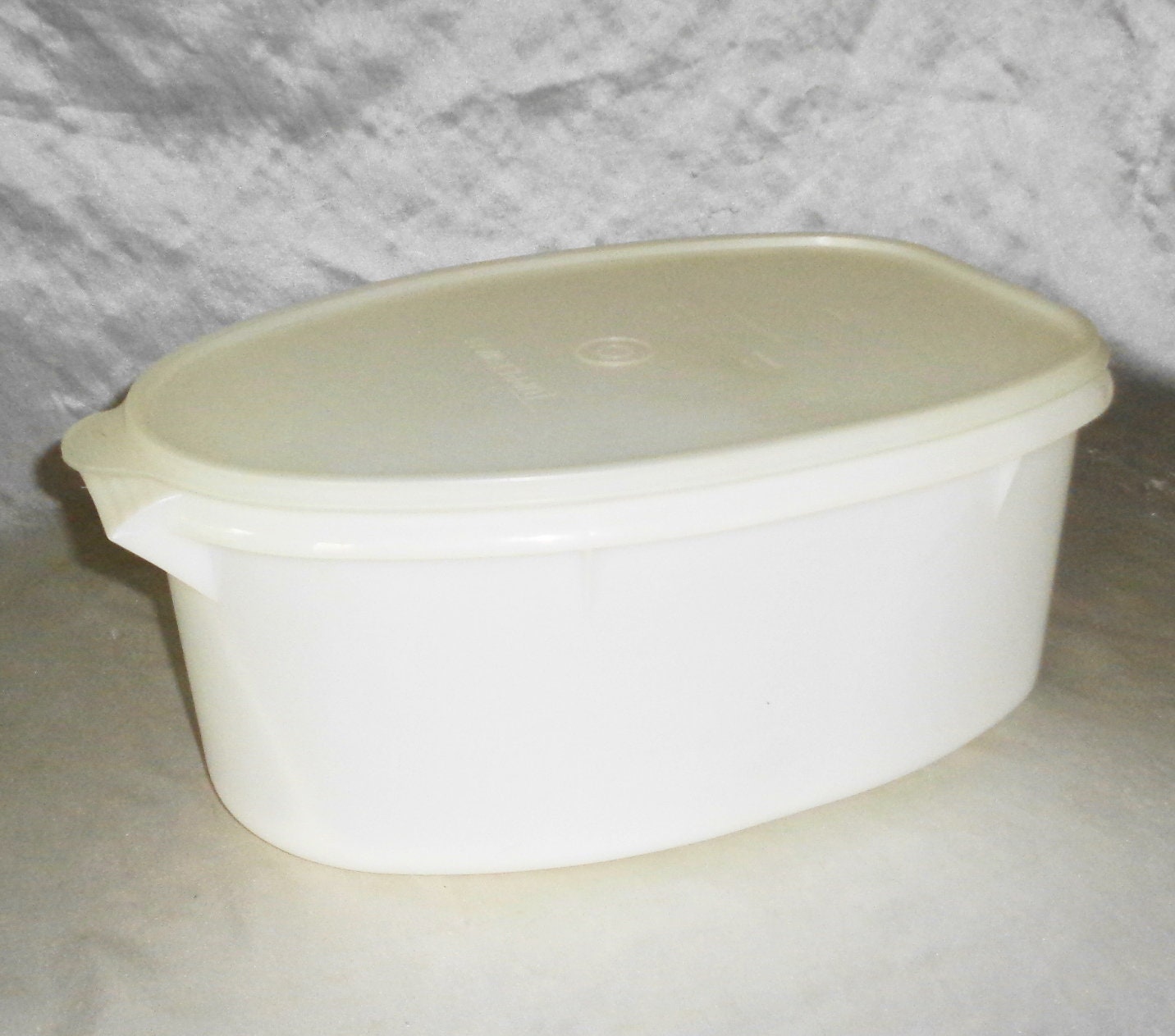 Conteneur économiseur de saveur vintage Tupperware jambon rôti dinde #487-1  3 pi