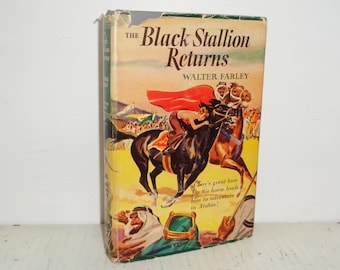 The Black Stallion Returns 1945 Sixteenth Printing HC Book w DJ by Walter Farley Random House