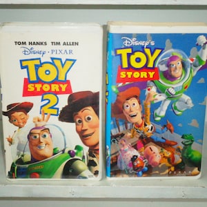 Disney Toy Story #6703 and Toy Story 2 #19947 Clamshell VHS