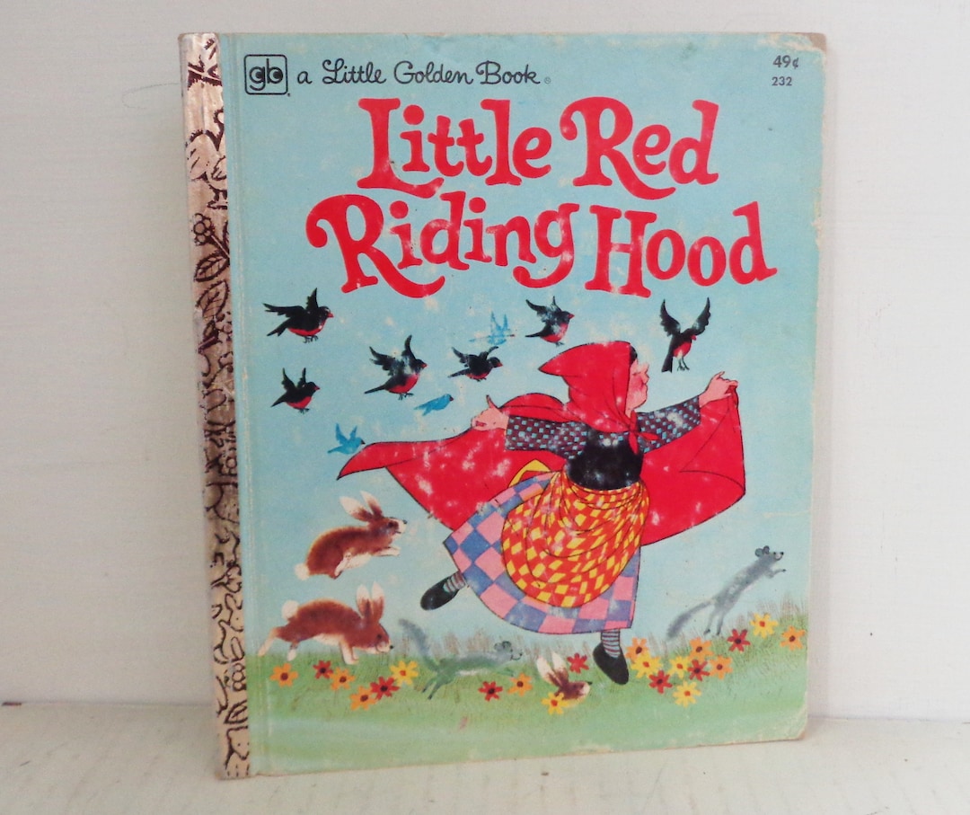 Little Red Riding Hood Little Golden Book 49c #232 1974 Golden Press - Etsy